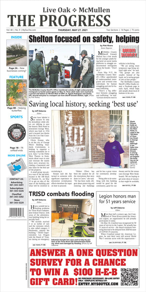 South Texas News Full Page - Frameable Archival Print