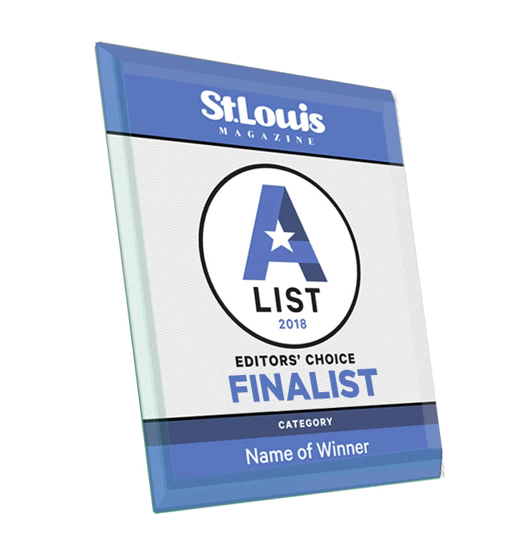 St. Louis Magazine A-List Award - Glass by NewsKeepsake