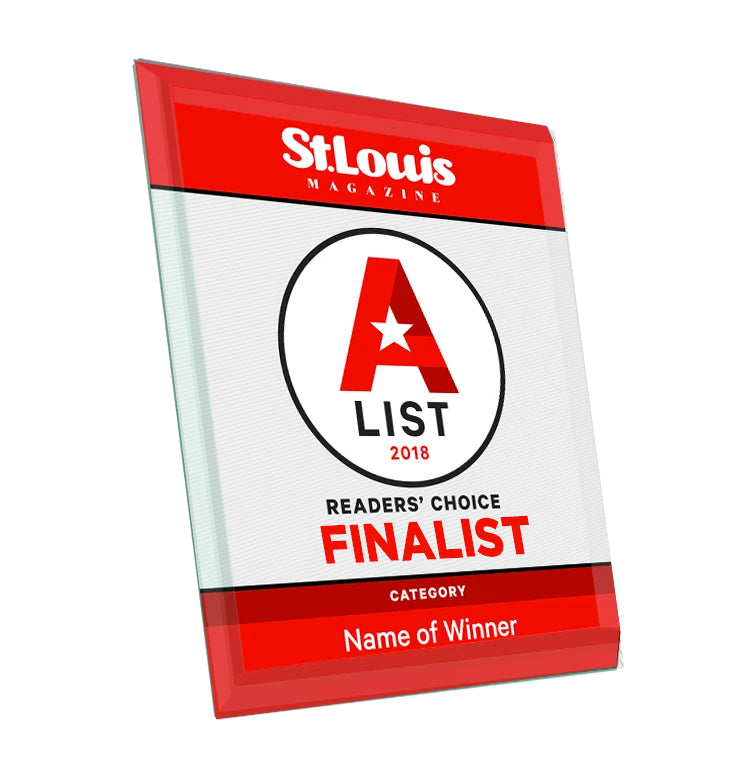 St. Louis Magazine A-List Award - Glass by NewsKeepsake