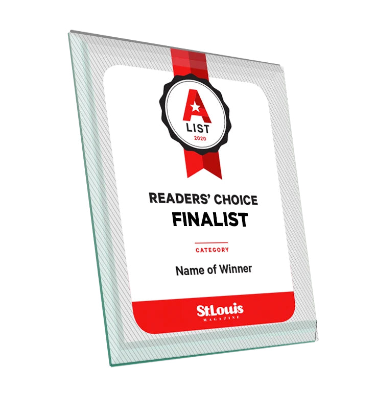 St. Louis Magazine A-List Award - Glass by NewsKeepsake