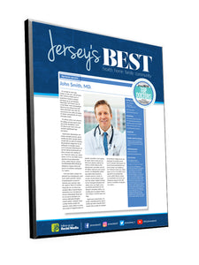 Jersey's Best "Top Doctors" Hardi-Plaque