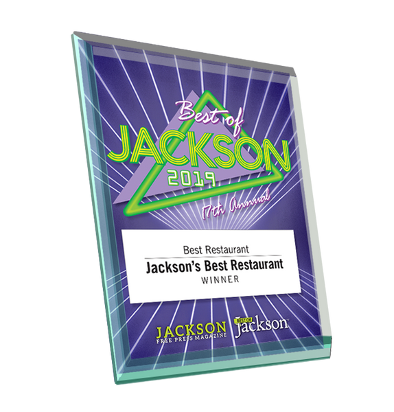 Best of Jackson Award Plaque - Glass by NewsKeepsake