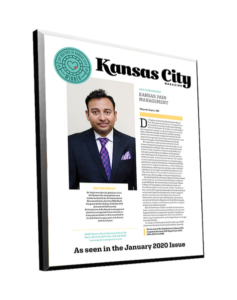 Kansas City Magazine Best Doctors or Dentists Plaques