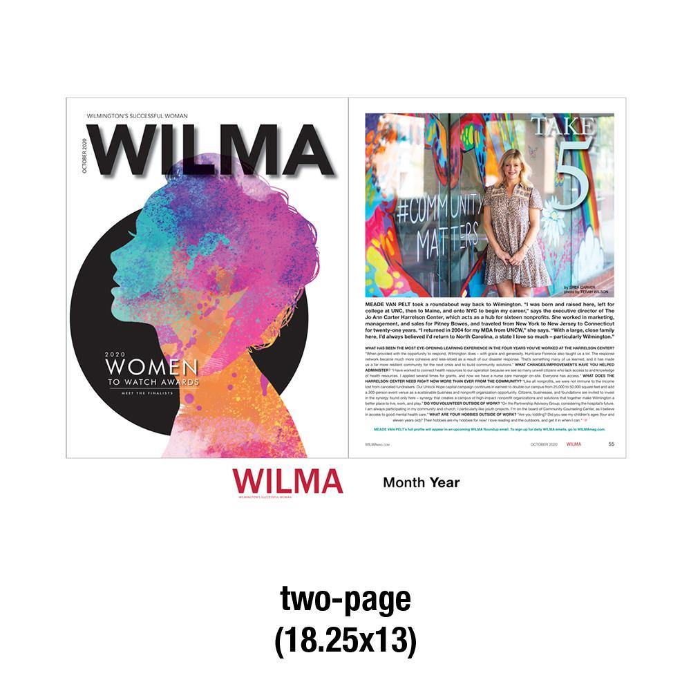 WILMA Multi-Page Cover and Article Reprints by NewsKeepsake
