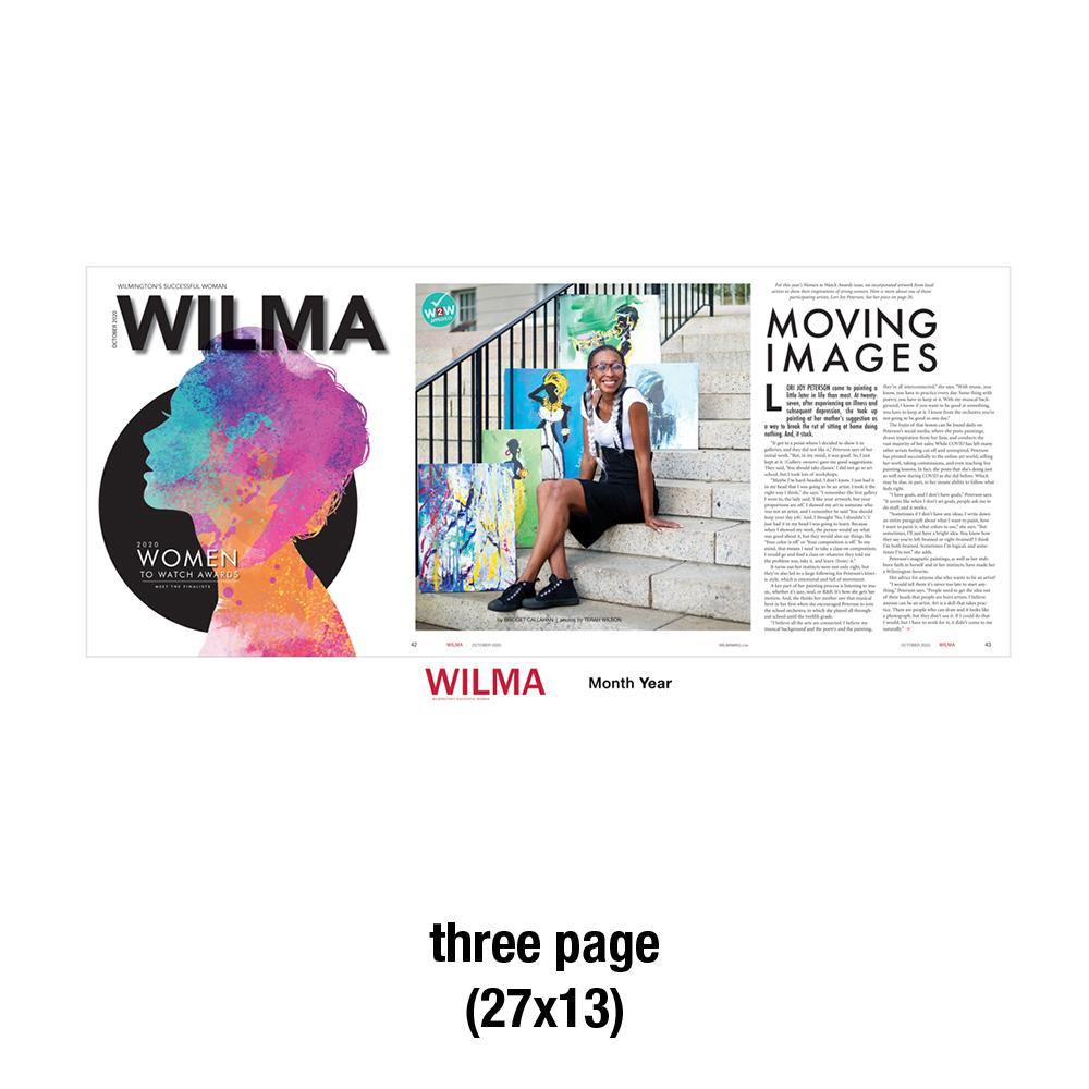 WILMA Multi-Page Cover and Article Reprints by NewsKeepsake