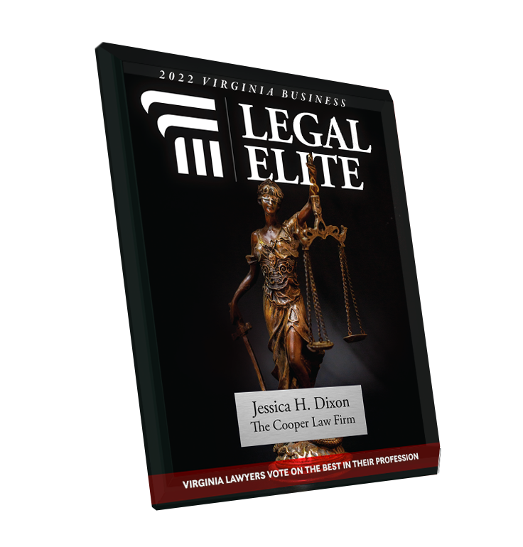 Legal Elite Glass Cover Award Plaque