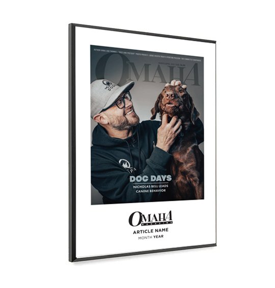 Omaha Magazine Cover Plaques