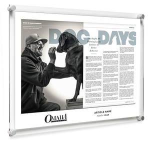 Omaha Magazine Article & Cover Spread Acrylic Plaques