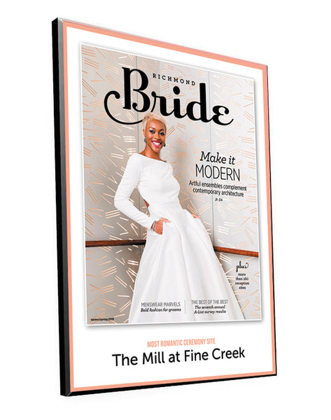 Richmond Bride “A-List” Cover Award Plaque by NewsKeepsake