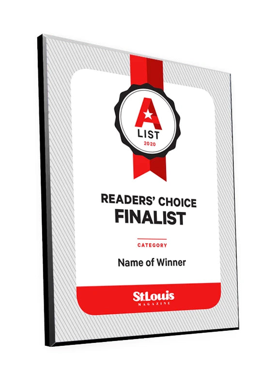 St. Louis Magazine A-List Award Plaque by NewsKeepsake