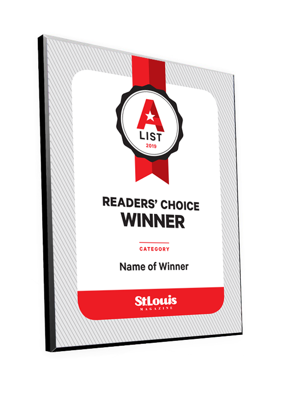 St. Louis Magazine A-List Award Plaque by NewsKeepsake