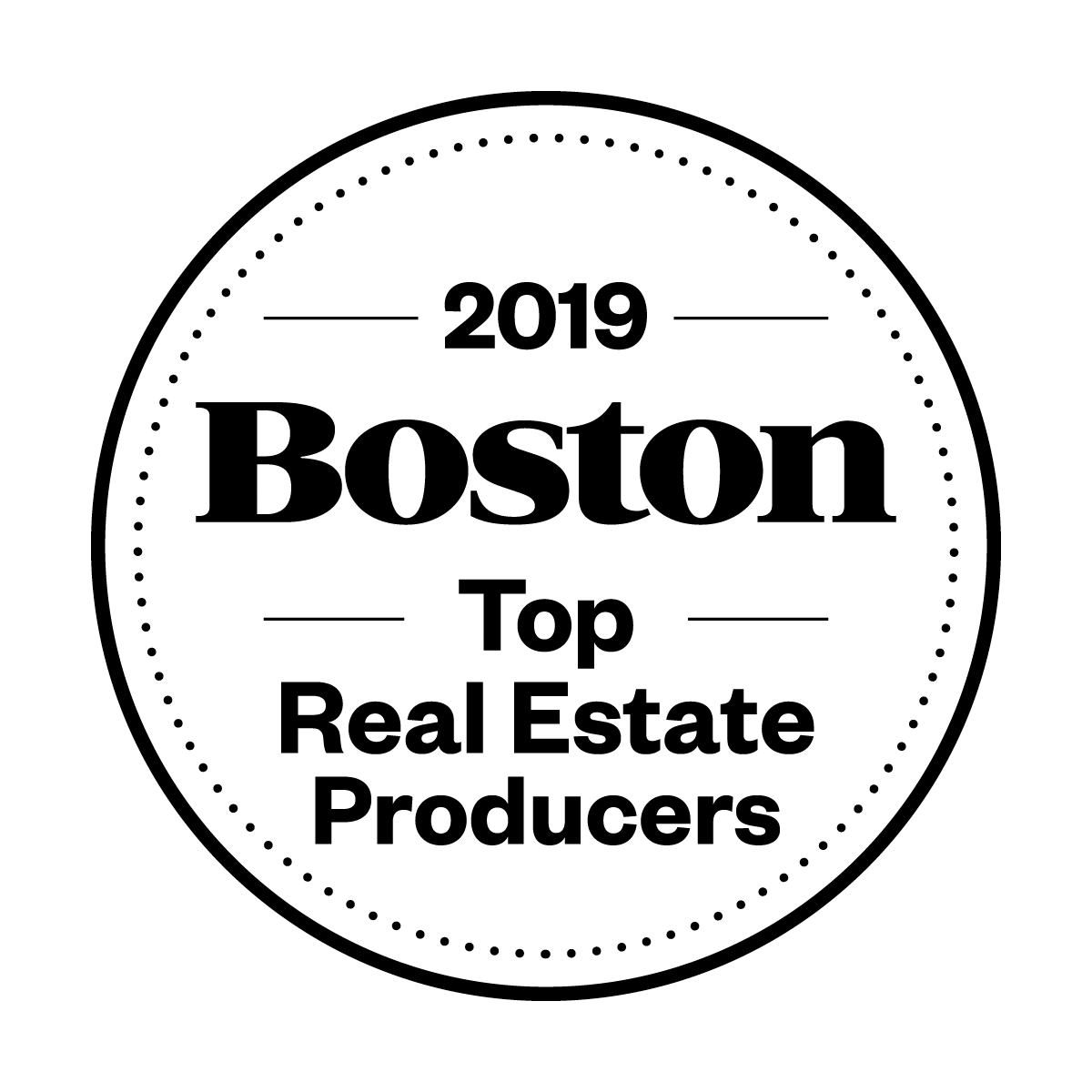 Boston Magazine Top Real Estate Producers Window Decals by NewsKeepsake