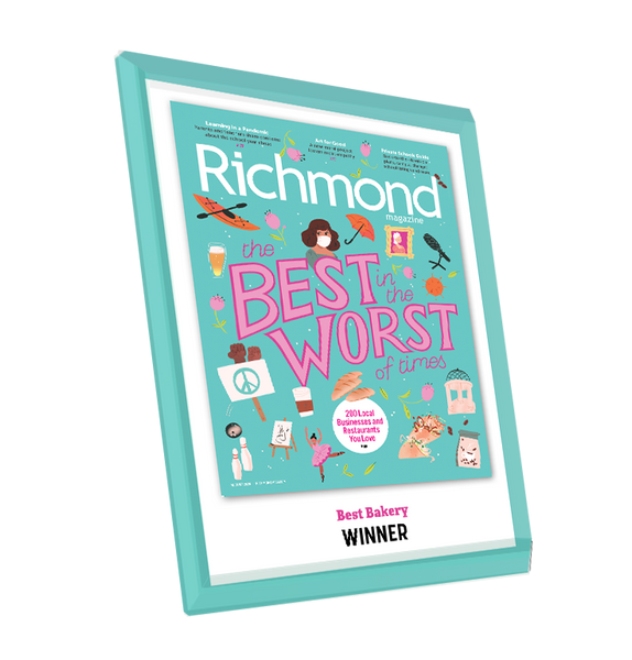 Richmond Magazine "Best & Worst" Cover Award Glass Plaque by NewsKeepsake