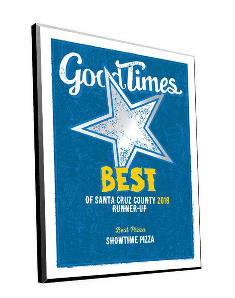 "Good Times: Best of Santa Cruz" Award Plaque by NewsKeepsake