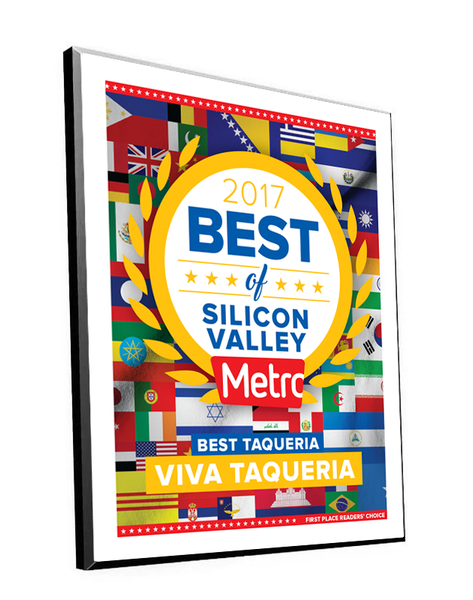 "Metro: Best of Silicon Valley" Award Plaque by NewsKeepsake