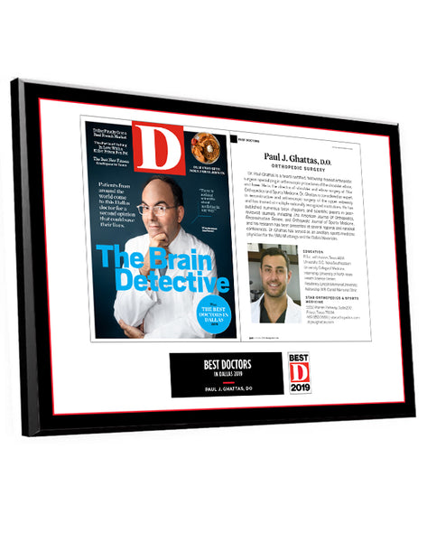 D Magazine "Professional Services" Profile & Cover Spread Plaques by NewsKeepsake
