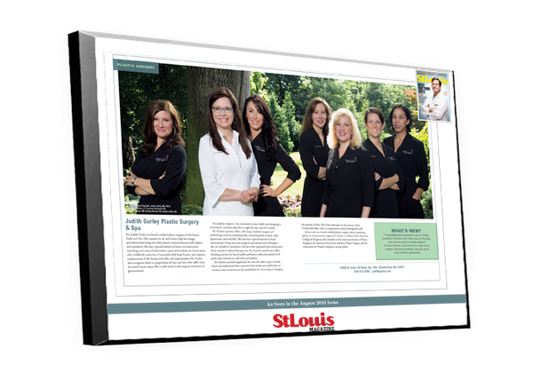 St. Louis Magazine Doctor Profile Plaque by NewsKeepsake