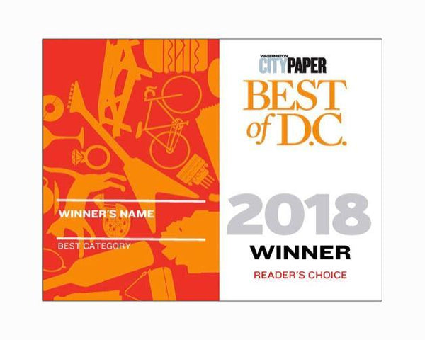 "Best of D.C." Award Promo Labels by NewsKeepsake